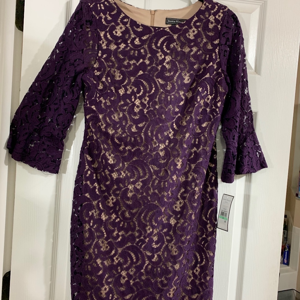 JESSICA HOWARD LACE SHIFT DRESS - Picture 4 of 7